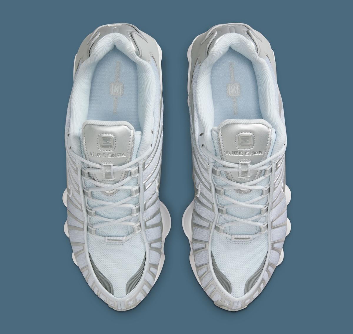 耐克 Shox TL "白金 "和 "金屬銀 "款亮相 Nike Shox, Nike - 耐克 Shox TL "白金 "和 "金屬銀 "款亮相