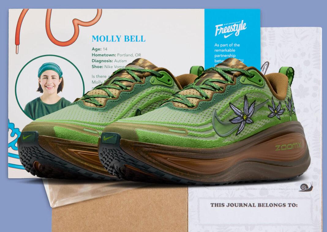 Nike Vomero Plus, Nike - 莫莉的耐克 Vomero Plus "Doernbecher "鞋彰顯俄勒岡州的野性之美