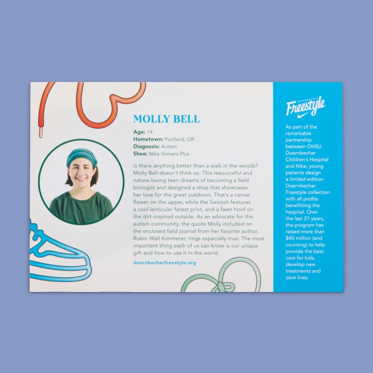 Nike Vomero Plus, Nike - 莫莉的耐克 Vomero Plus "Doernbecher "鞋彰顯俄勒岡州的野性之美