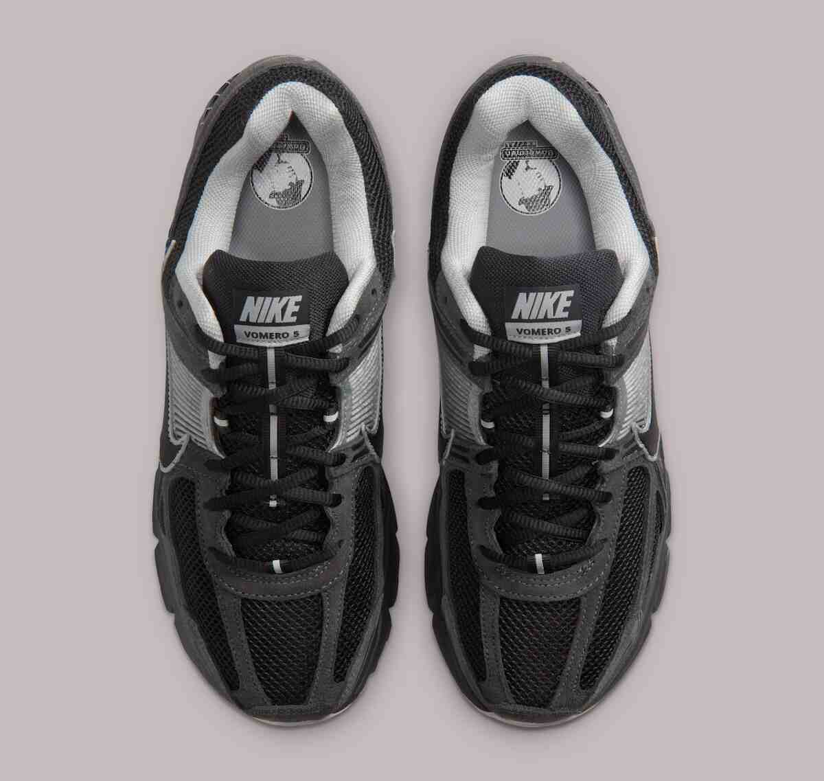 Nike Zoom Vomero 5, Nike - 耐克 Zoom Vomero 5 "煙灰色/鉻色 "以陰影技術外觀回歸