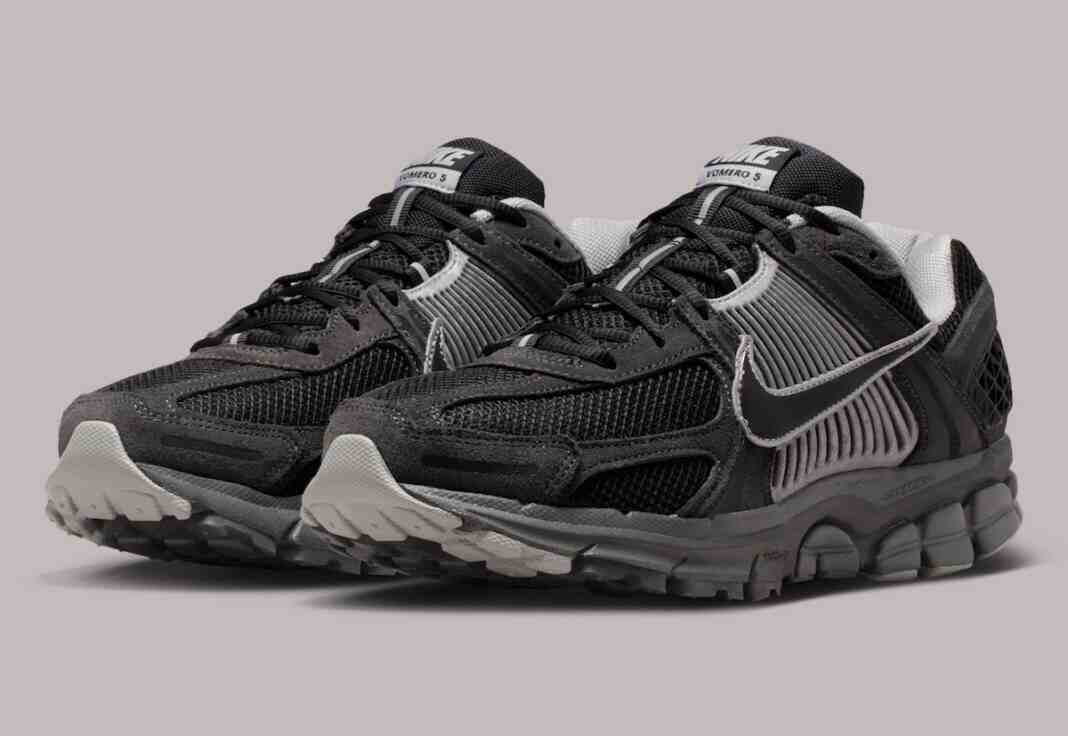 Nike Zoom Vomero 5, Nike - 耐克 Zoom Vomero 5 "煙灰色/鉻色 "以陰影技術外觀回歸