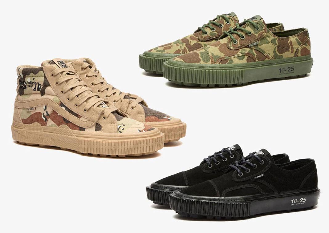 WTAPS, Vans Sk8-Hi, Vans - OAMC x WTAPS x Vans 系列用重型細節改造經典款式