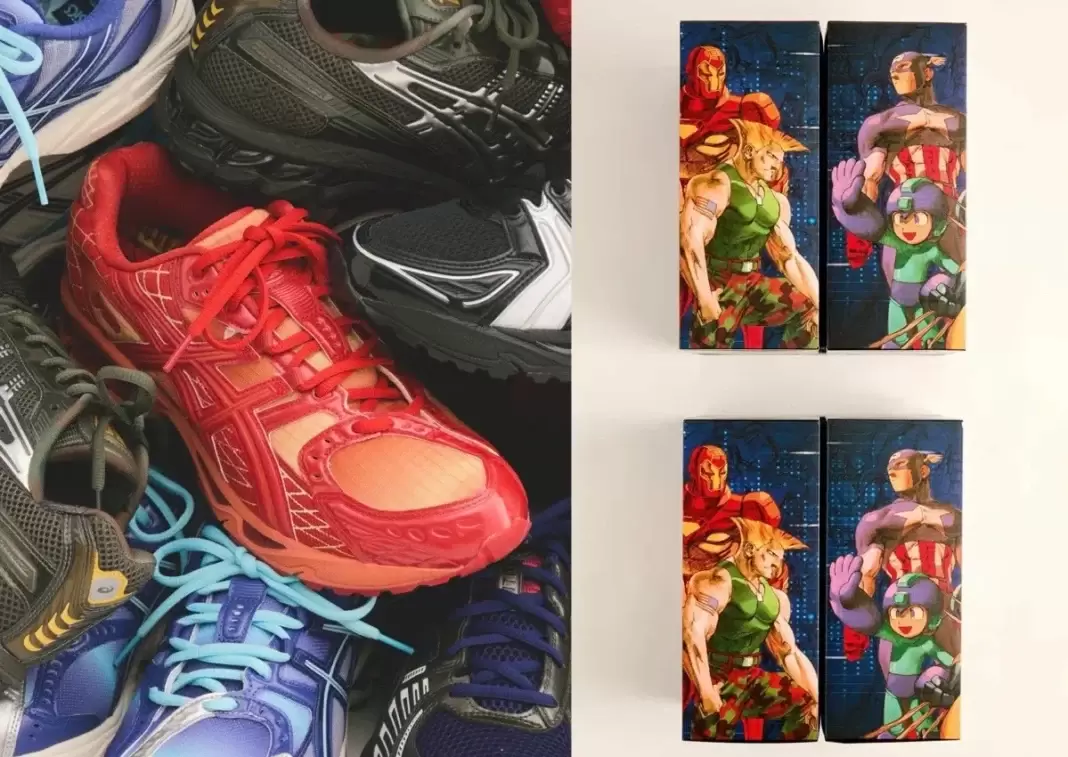 Ronnie Fieg, Marvel, KITH, ASICS Gel Nimbus, Asics Gel Kayano - Kith x Marvel vs. Capcom x ASICS 系列為鞋類帶來街機懷舊風格