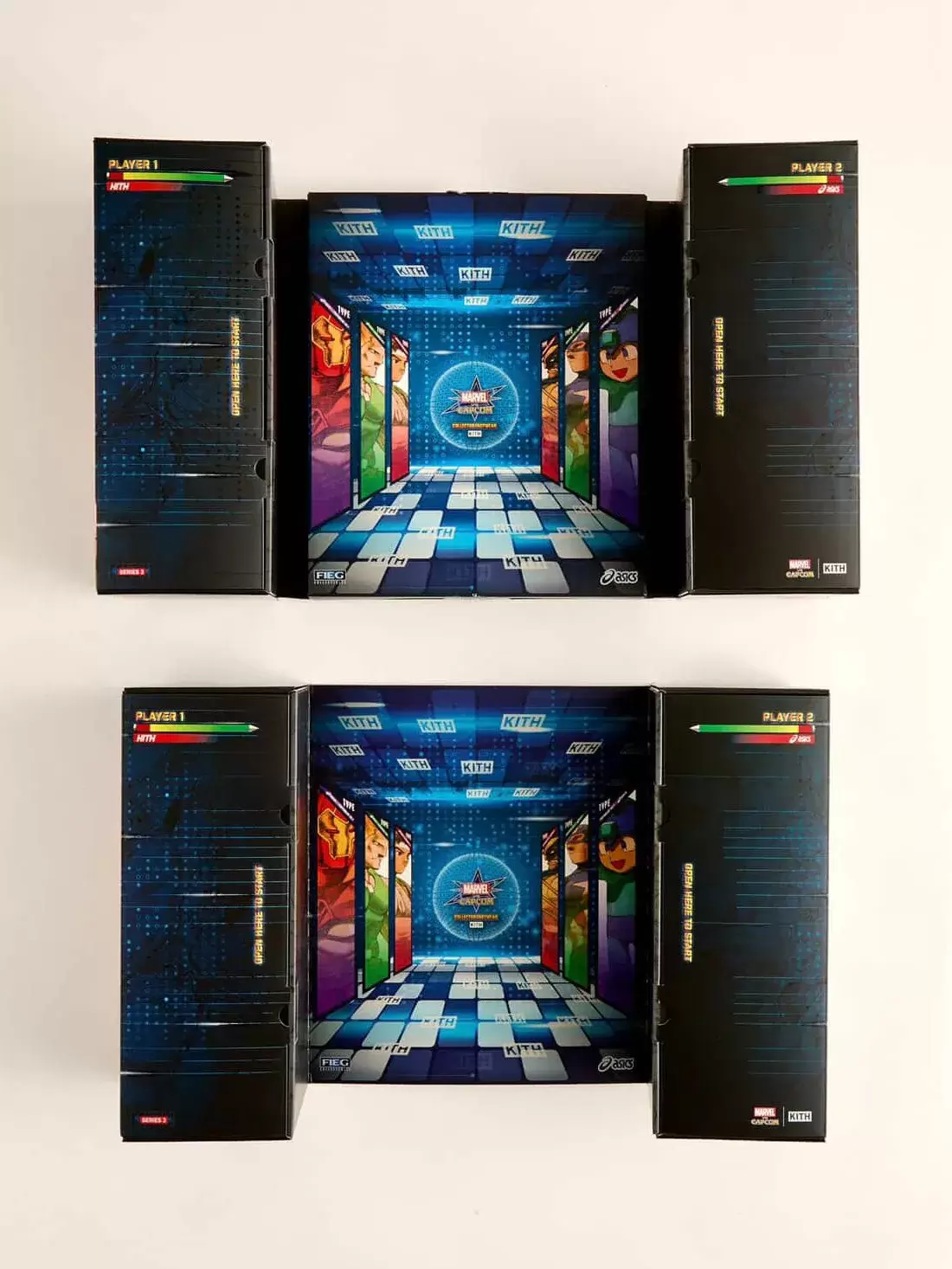 Ronnie Fieg, Marvel, KITH, ASICS Gel Nimbus, Asics Gel Kayano - Kith x Marvel vs. Capcom x ASICS 系列為鞋類帶來街機懷舊風格