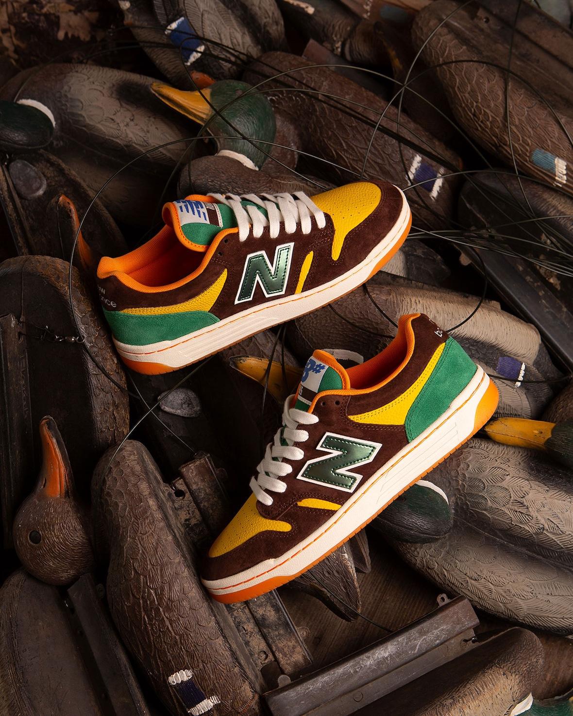New Balance Numeric, New Balance 480, New Balance - Rukus x New Balance 480 "野鴨 "以狩獵為靈感的細節設計展翅高飛