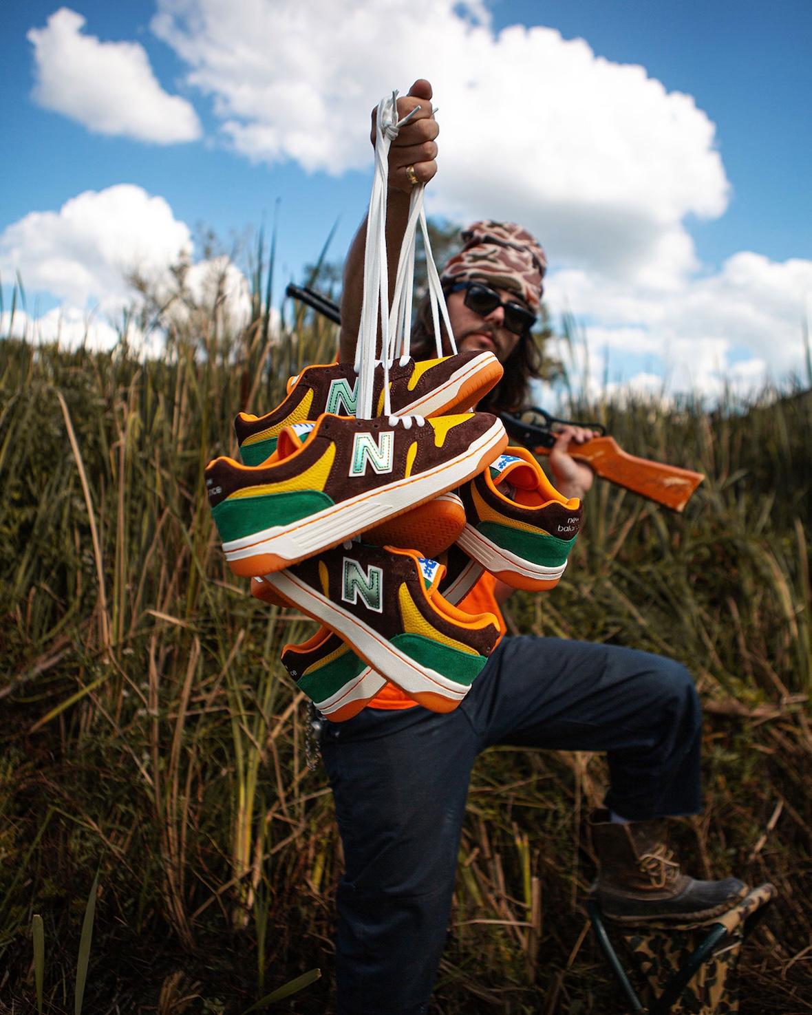 New Balance Numeric, New Balance 480, New Balance - Rukus x New Balance 480 "野鴨 "以狩獵為靈感的細節設計展翅高飛