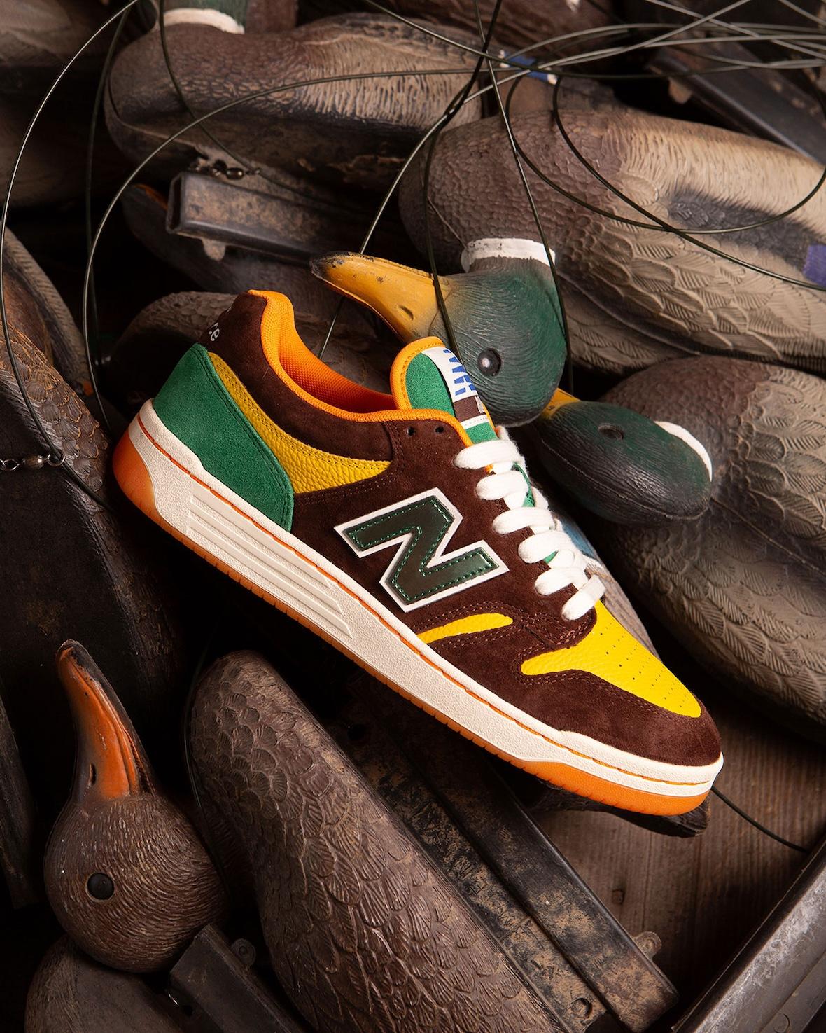 New Balance Numeric, New Balance 480, New Balance - Rukus x New Balance 480 "野鴨 "以狩獵為靈感的細節設計展翅高飛