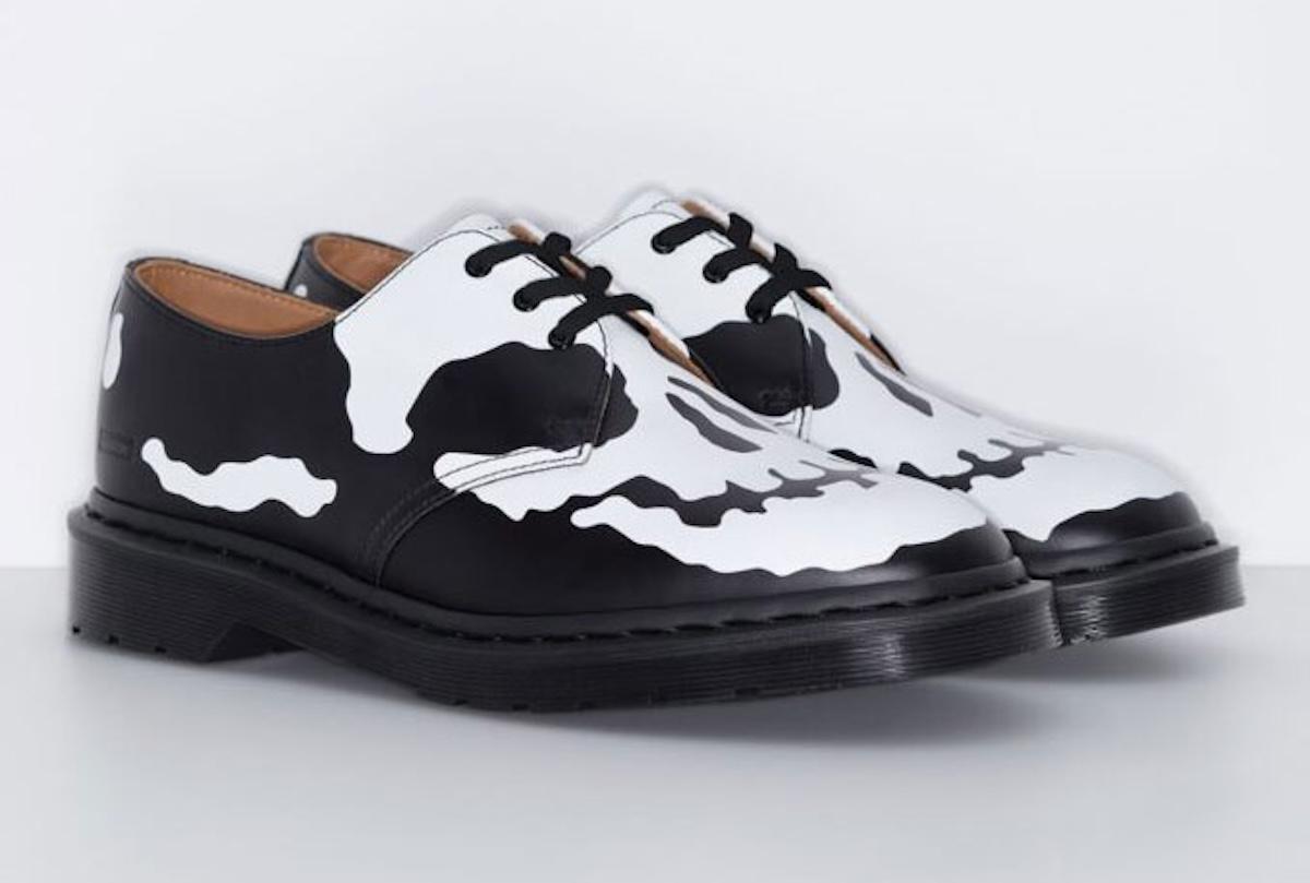 Supreme - Supreme 採用醒目的骷髏頭圖案重新打造馬騰博士 1461 鞋款