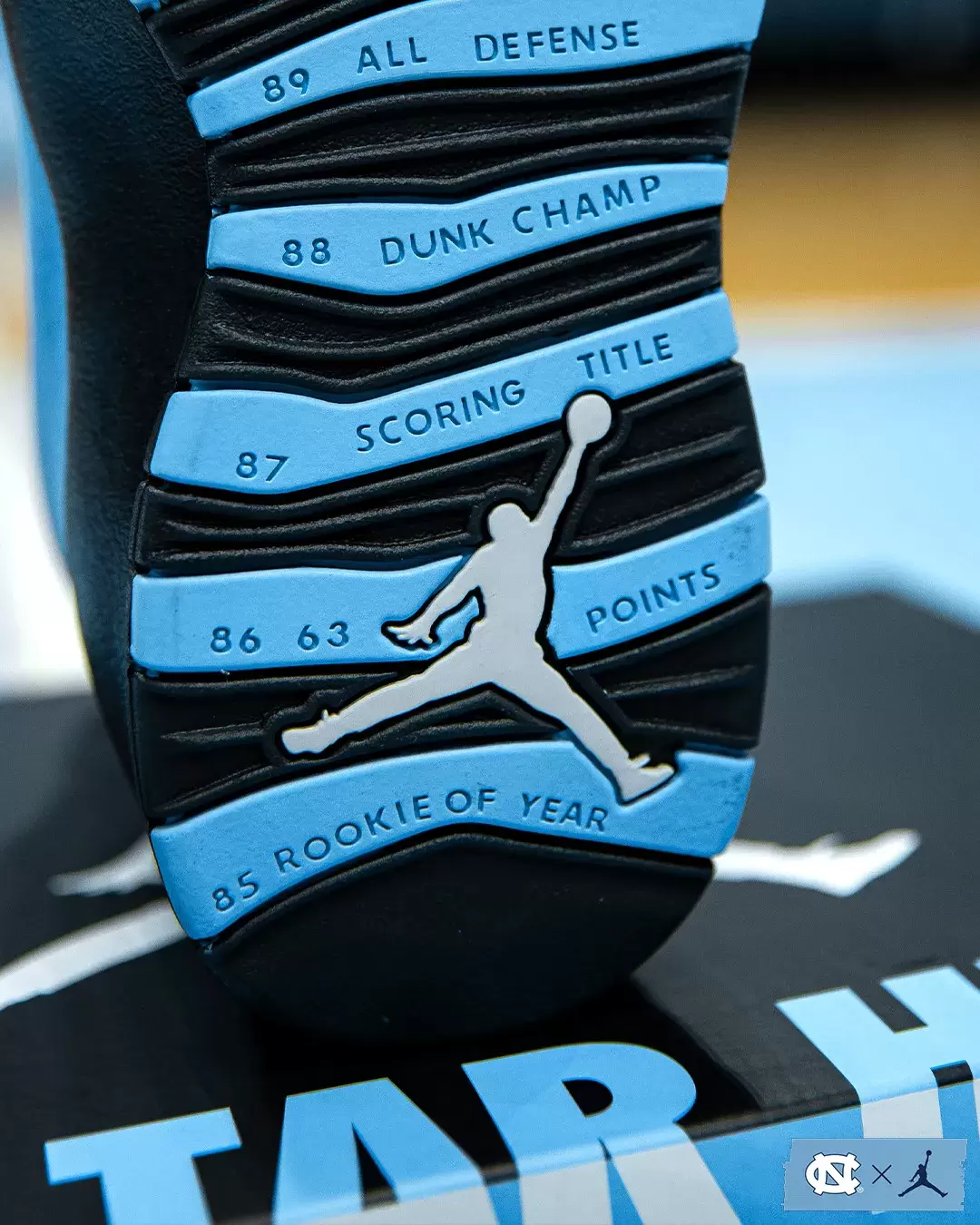 Air Jordan 10, Air Jordan 1, Air Jordan - Air Jordan 10 UNC PE 曝光，僅限焦油鞋球員使用