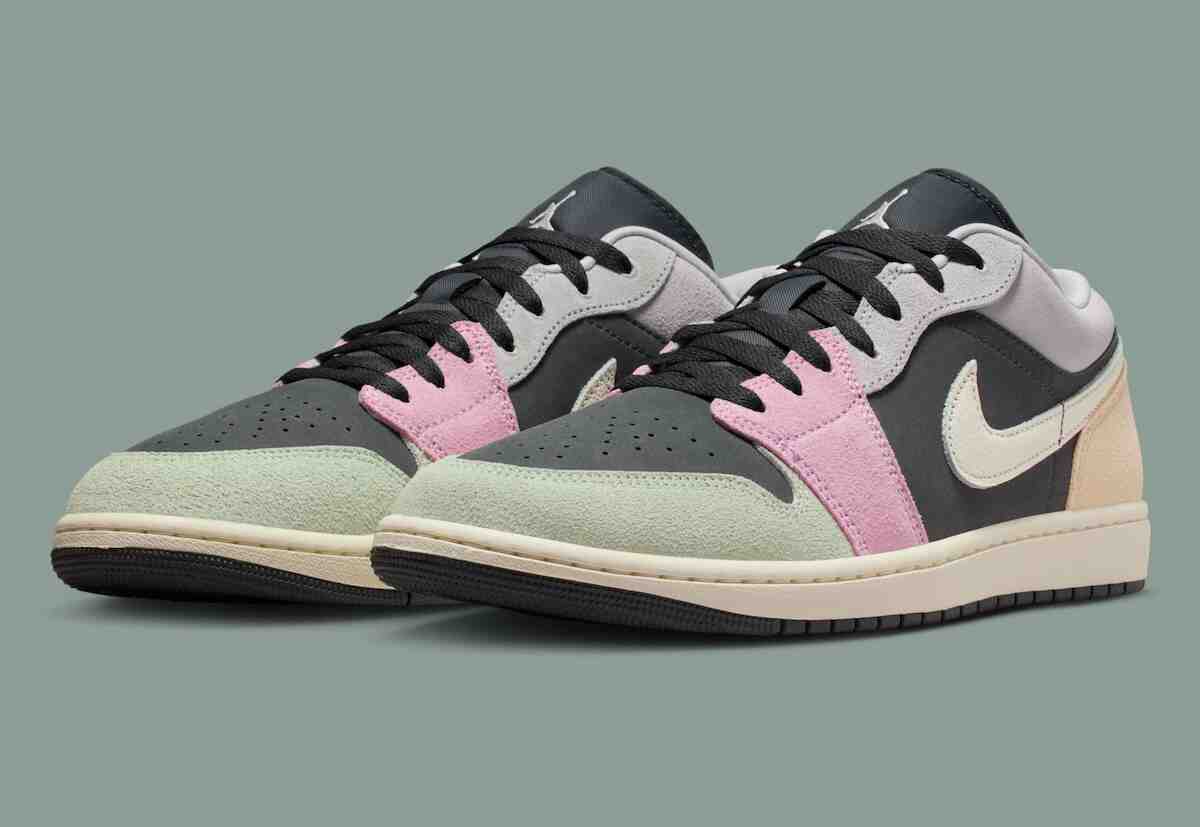 Air Jordan 1 Low "Black Pastels" 為 2026 年注入柔和的春日活力 Air Jordan 1 Low, Air Jordan 1, Air Jordan - Air Jordan 1 Low "Black Pastels" 為 2026 年注入柔和的春日活力