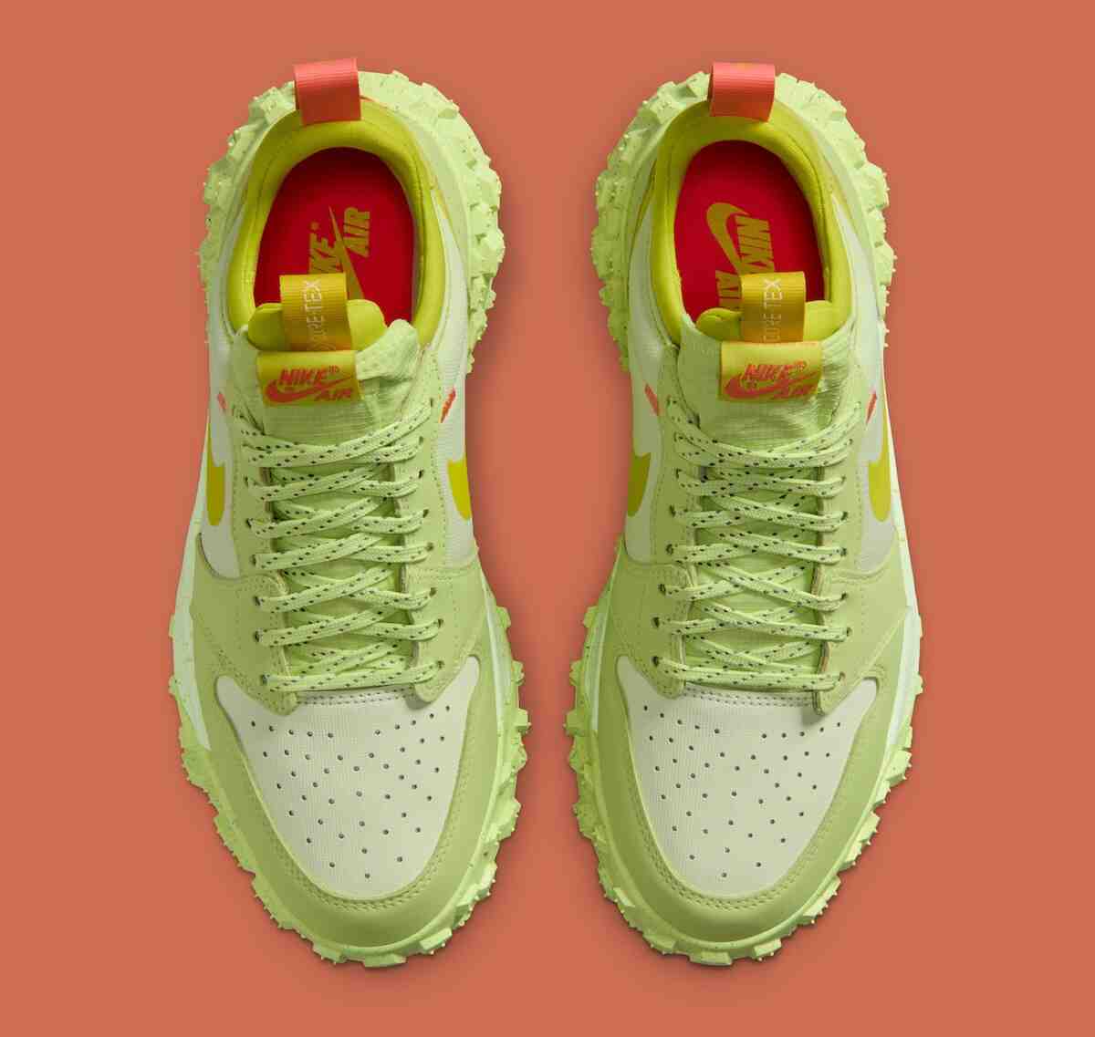 喬丹品牌推出全柑橘色的戈爾特斯面料 Air Jordan 1 Low 元件 Air Jordan 1 Low, Air Jordan 1, Air Jordan - 喬丹品牌推出全柑橘色的戈爾特斯面料 Air Jordan 1 Low 元件