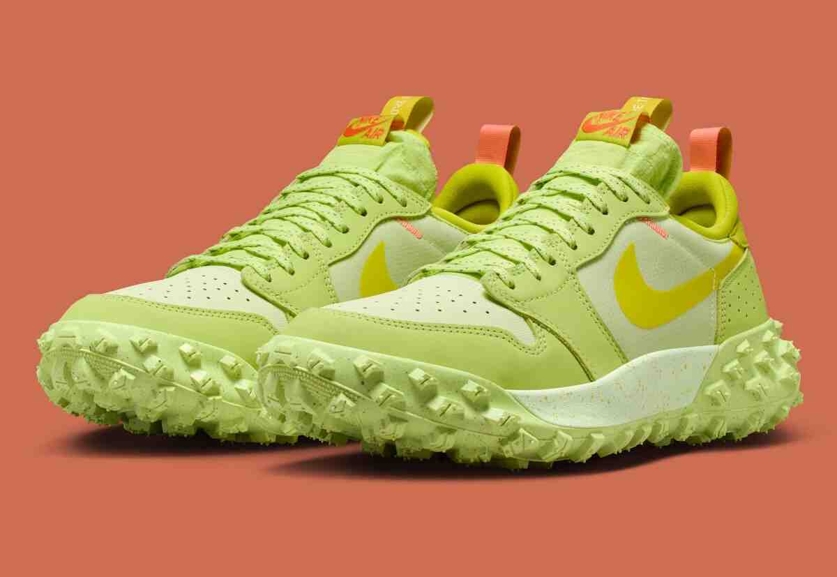 喬丹品牌推出全柑橘色的戈爾特斯面料 Air Jordan 1 Low 元件 Air Jordan 1 Low, Air Jordan 1, Air Jordan - 喬丹品牌推出全柑橘色的戈爾特斯面料 Air Jordan 1 Low 元件