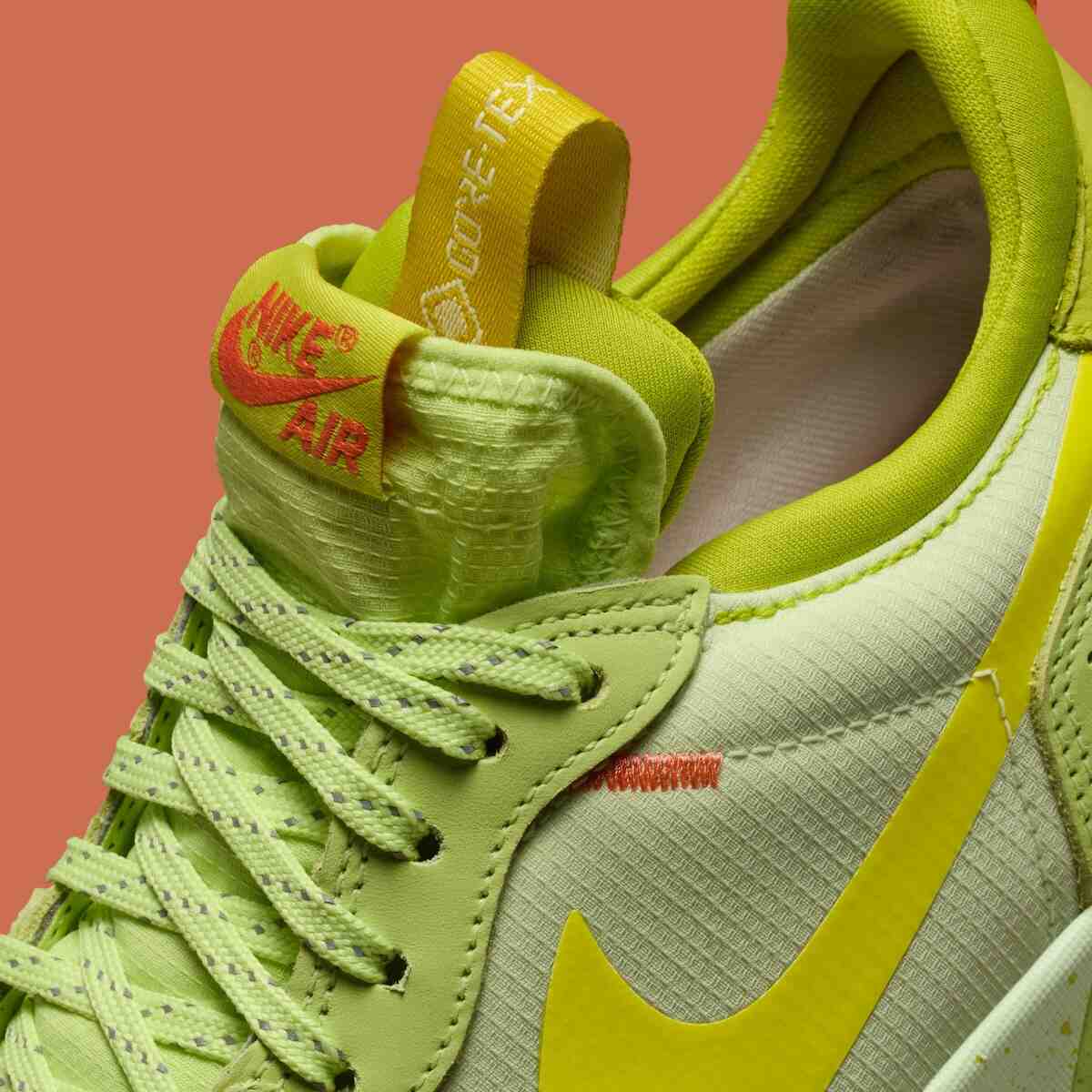 喬丹品牌推出全柑橘色的戈爾特斯面料 Air Jordan 1 Low 元件 Air Jordan 1 Low, Air Jordan 1, Air Jordan - 喬丹品牌推出全柑橘色的戈爾特斯面料 Air Jordan 1 Low 元件