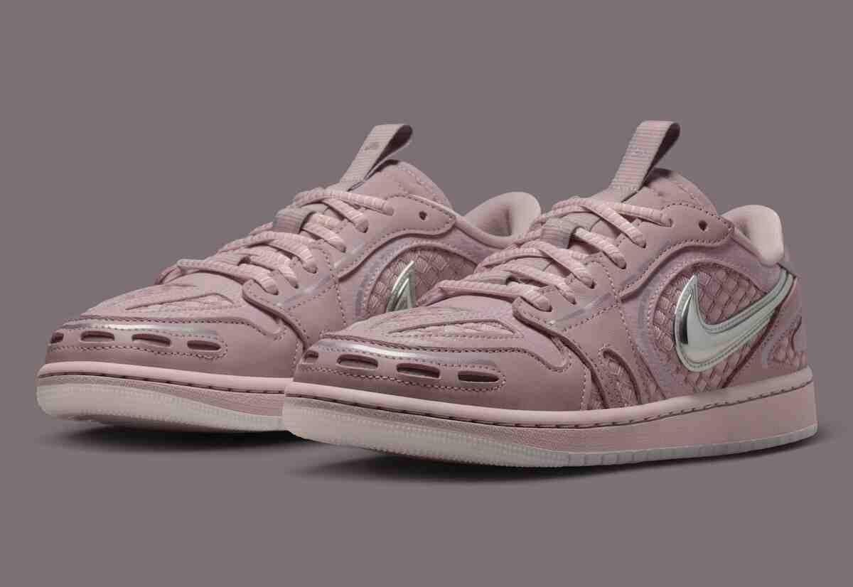 Air Jordan 1 Low, Air Jordan 1, Air Jordan - Air Jordan 1 低配版 "粒子玫瑰 "的製作方法更加精細