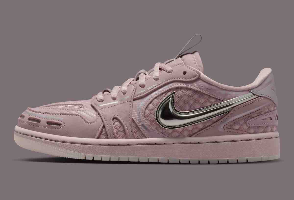 Air Jordan 1 Low, Air Jordan 1, Air Jordan - Air Jordan 1 低配版 "粒子玫瑰 "的製作方法更加精細