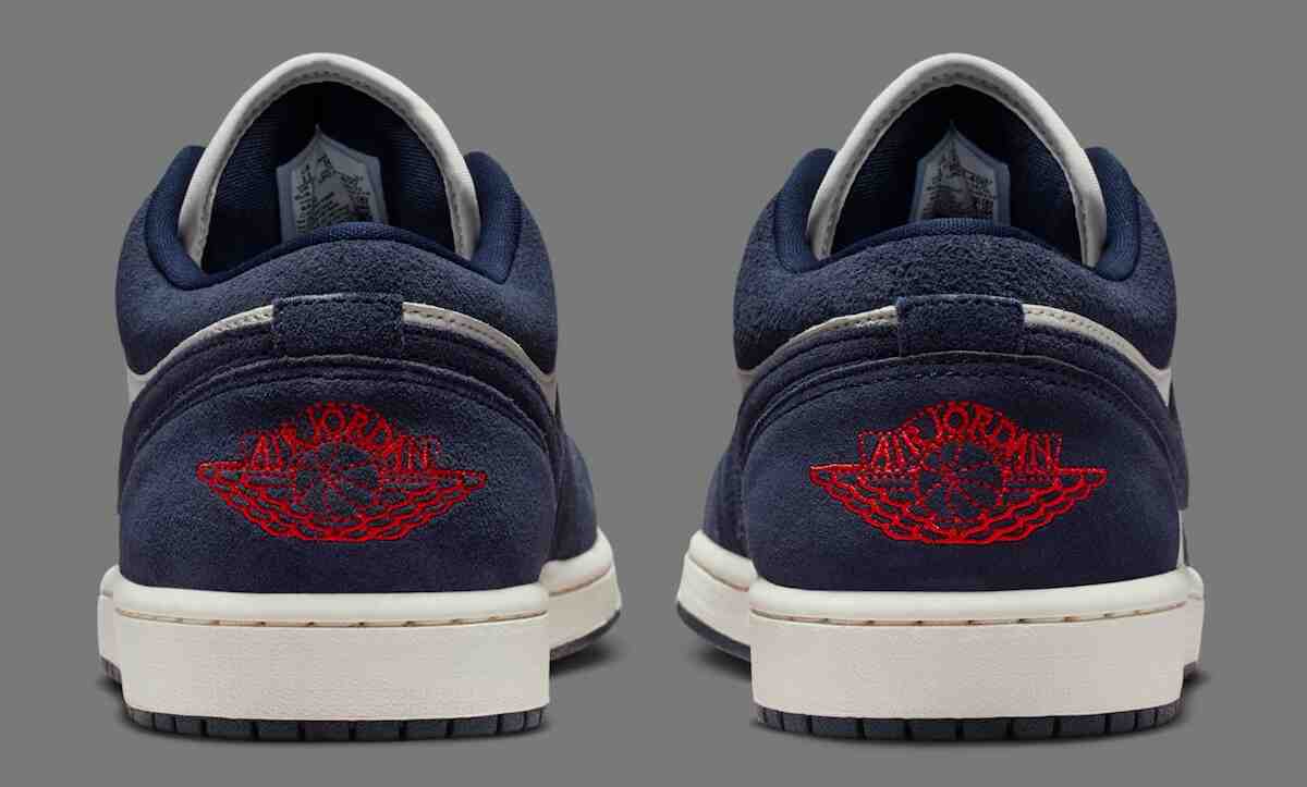 黑曜石色麂皮和帆布皮革閃亮登場 Air Jordan 1 Low Air Jordan 1 Low, Air Jordan 1, Air Jordan - 黑曜石色麂皮和帆布皮革閃亮登場 Air Jordan 1 Low