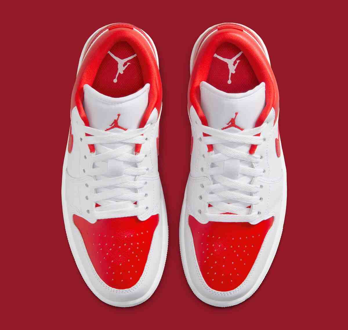 Air Jordan 1 Low, Air Jordan 1, Air Jordan - Air Jordan 1 Low "白色/智利紅 "引入芝加哥公牛隊風格