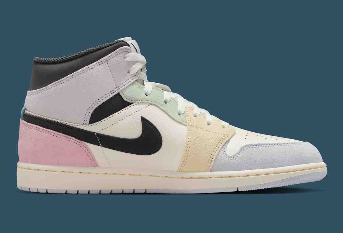 Air Jordan 1 Mid, Air Jordan 1, Air Jordan - Air Jordan 1 Mid 採用柔和粉色，2026 年春季上市