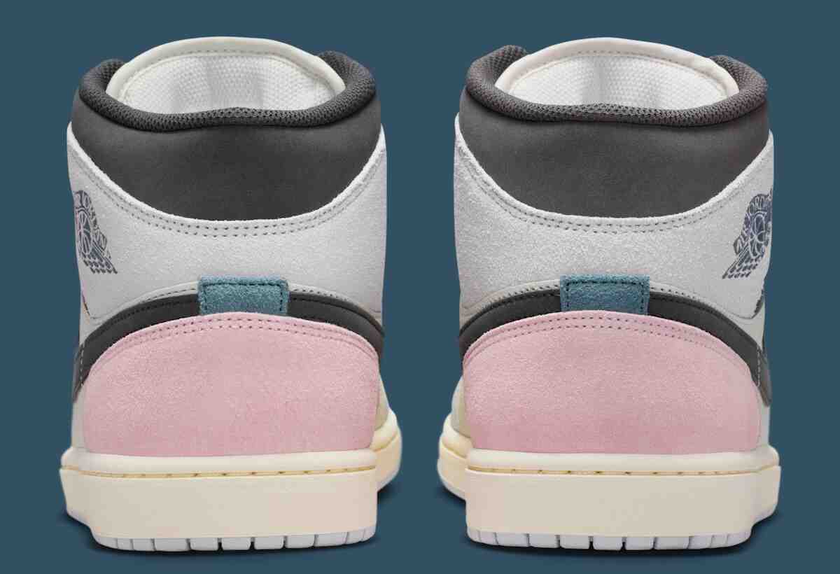 Air Jordan 1 Mid, Air Jordan 1, Air Jordan - Air Jordan 1 Mid 採用柔和粉色，2026 年春季上市