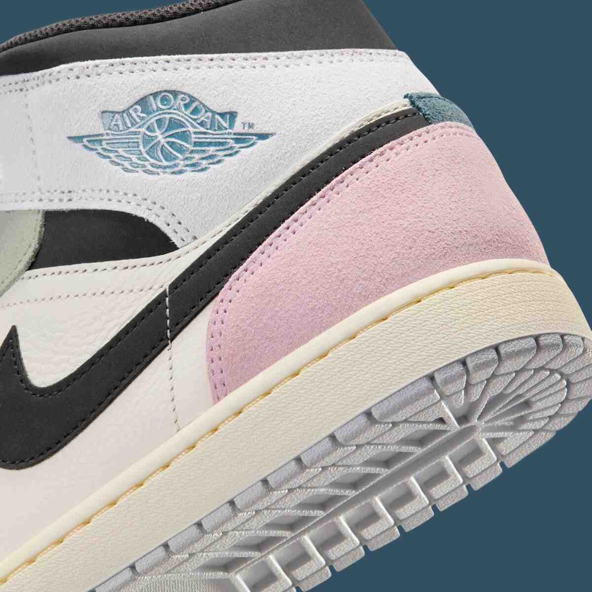 Air Jordan 1 Mid, Air Jordan 1, Air Jordan - Air Jordan 1 Mid 採用柔和粉色，2026 年春季上市