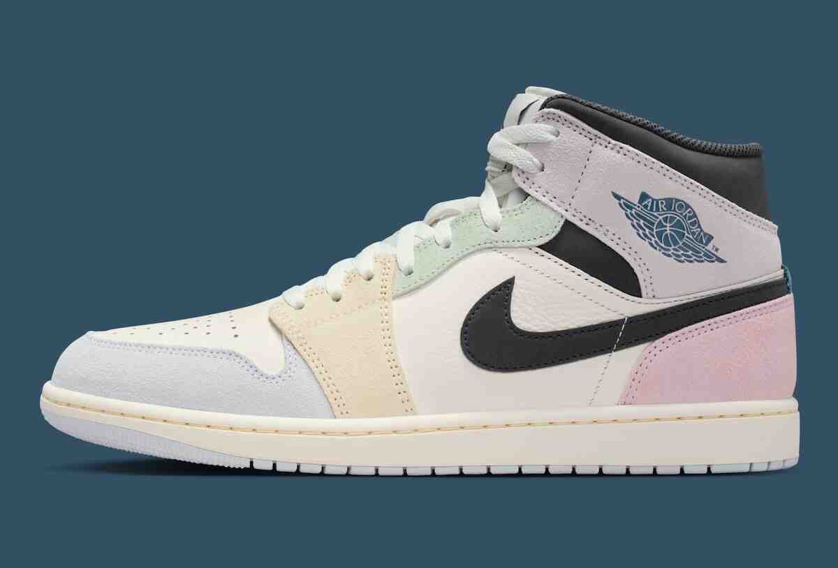 Air Jordan 1 Mid, Air Jordan 1, Air Jordan - Air Jordan 1 Mid 採用柔和粉色，2026 年春季上市