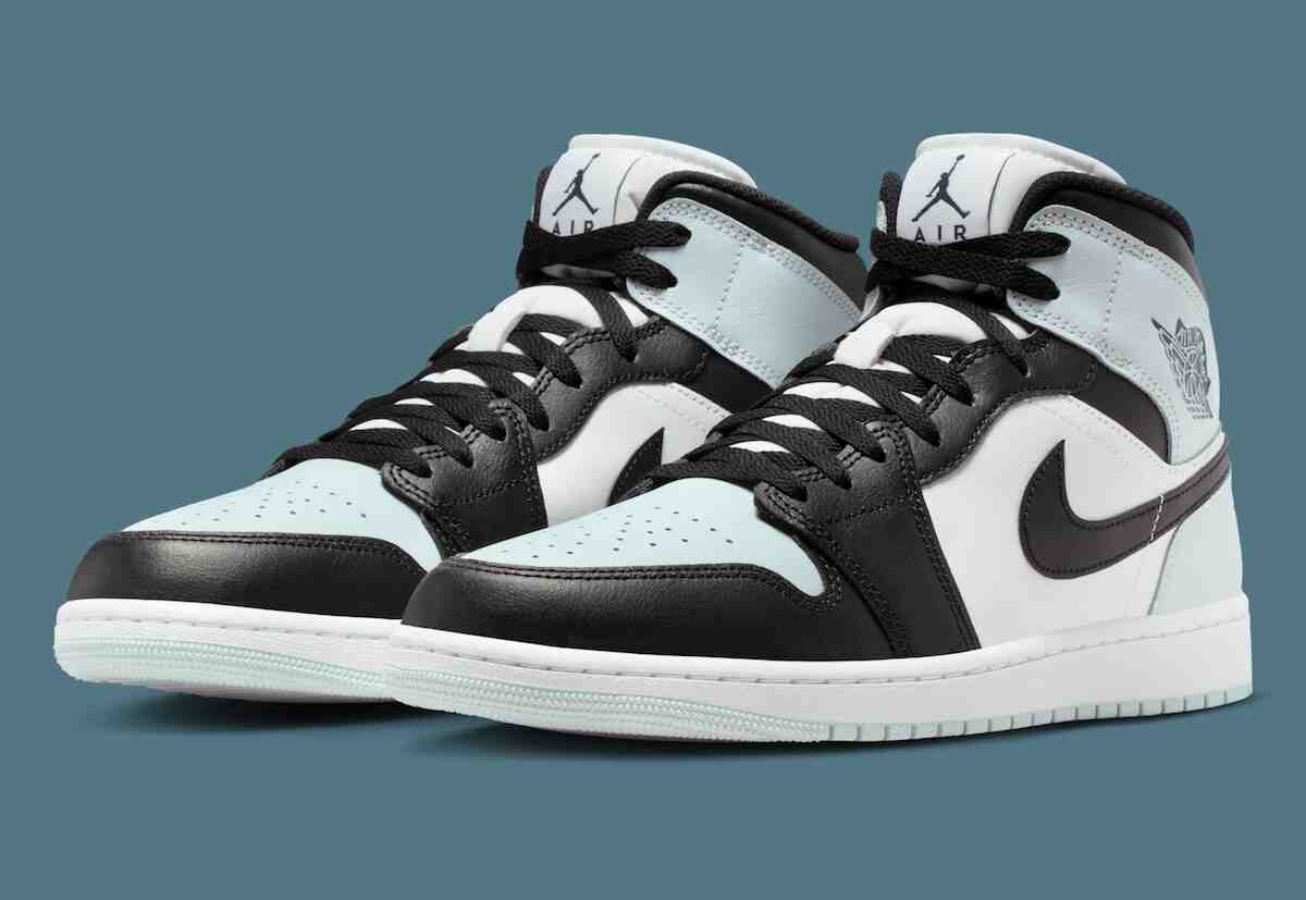 Air Jordan 1 Mid "中隊藍 "重現黑趾風格 Air Jordan 1 Mid, Air Jordan 1, Air Jordan - Air Jordan 1 Mid "中隊藍 "重現黑趾風格