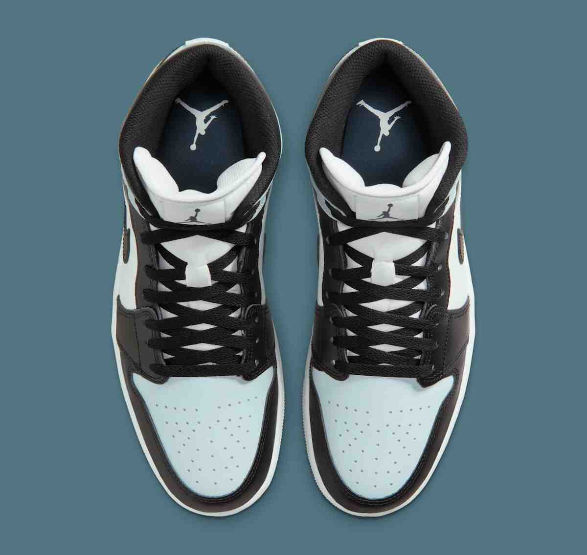Air Jordan 1 Mid "中隊藍 "重現黑趾風格 Air Jordan 1 Mid, Air Jordan 1, Air Jordan - Air Jordan 1 Mid "中隊藍 "重現黑趾風格