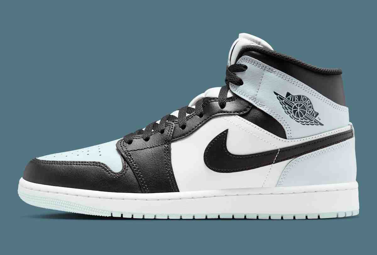 Air Jordan 1 Mid "中隊藍 "重現黑趾風格 Air Jordan 1 Mid, Air Jordan 1, Air Jordan - Air Jordan 1 Mid "中隊藍 "重現黑趾風格