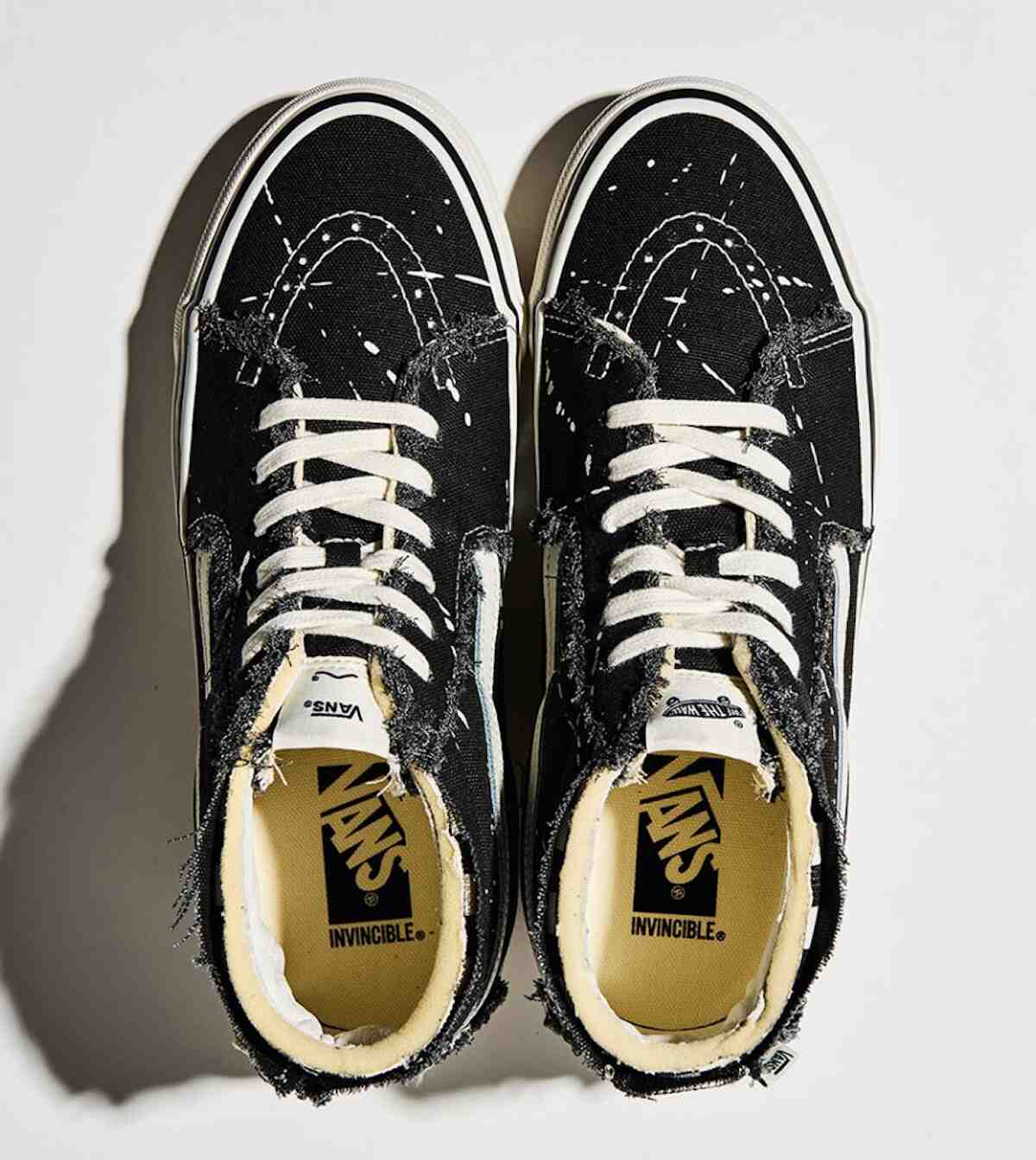 INVINCIBLE x Vans "Off The Rhyme "系列為 Old Skool 和 Sk8 Mid 帶來凹凸細節設計 Vans Sk8-Mid, Vans Old Skool, Vans - INVINCIBLE x Vans "Off The Rhyme "系列為 Old Skool 和 Sk8 Mid 帶來凹凸細節設計