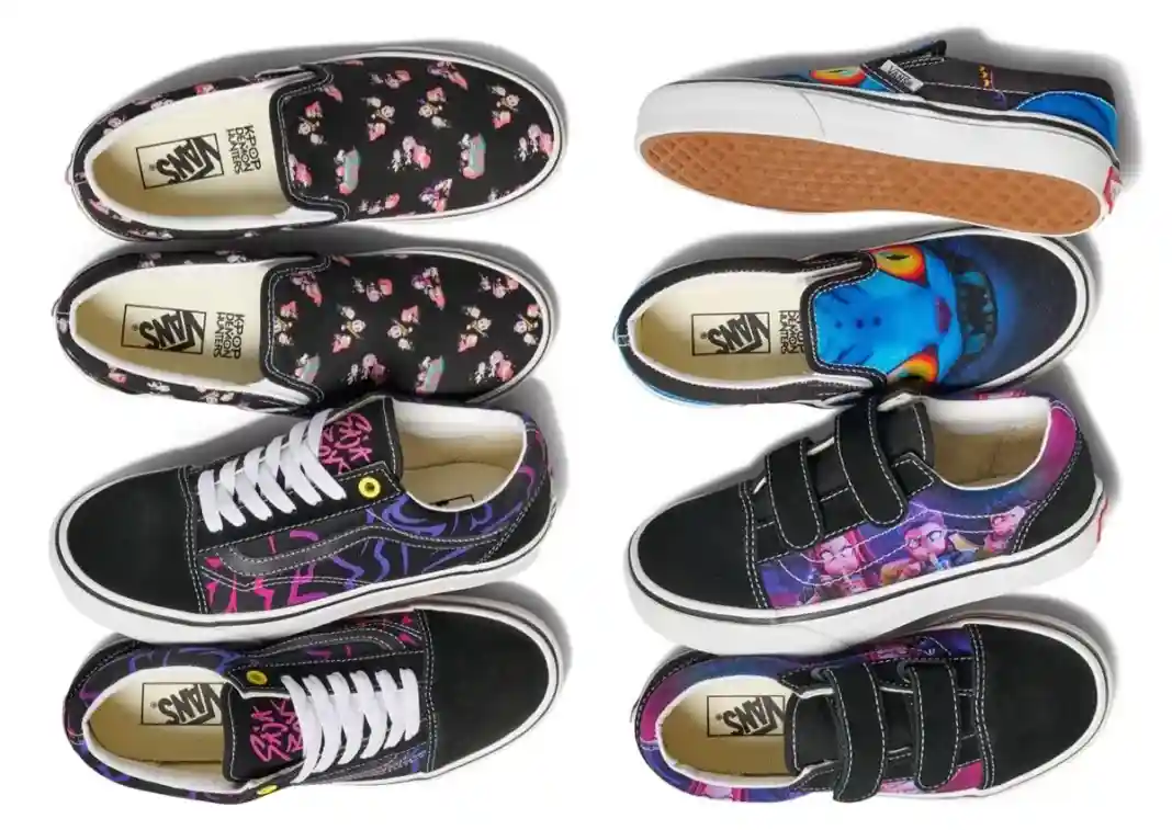 Vans Slip-On, Vans Sk8-Hi, Vans Old Skool, Vans - K-Pop 獵魔人 x Vans 系列於 2025 年 12 月發佈