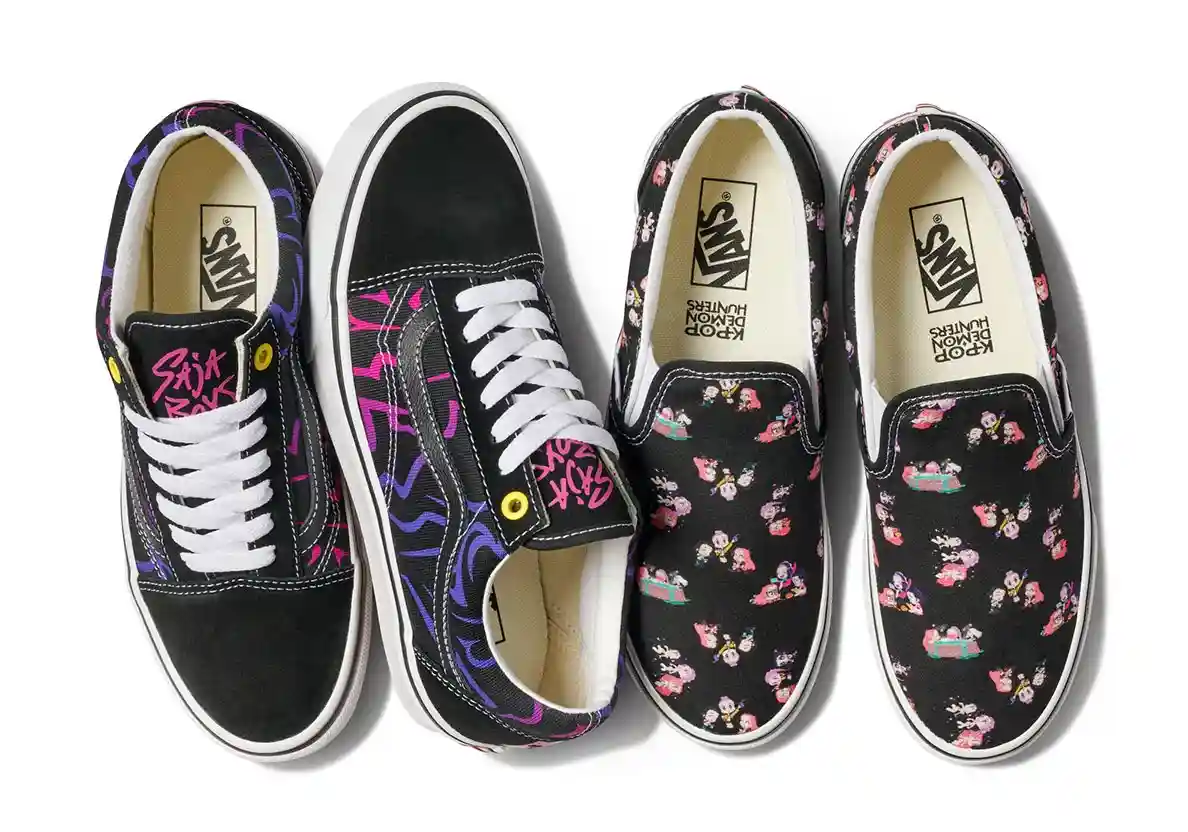 K-Pop 獵魔人 x Vans 系列於 2025 年 12 月發佈 Vans Slip-On, Vans Sk8-Hi, Vans Old Skool, Vans - K-Pop 獵魔人 x Vans 系列於 2025 年 12 月發佈