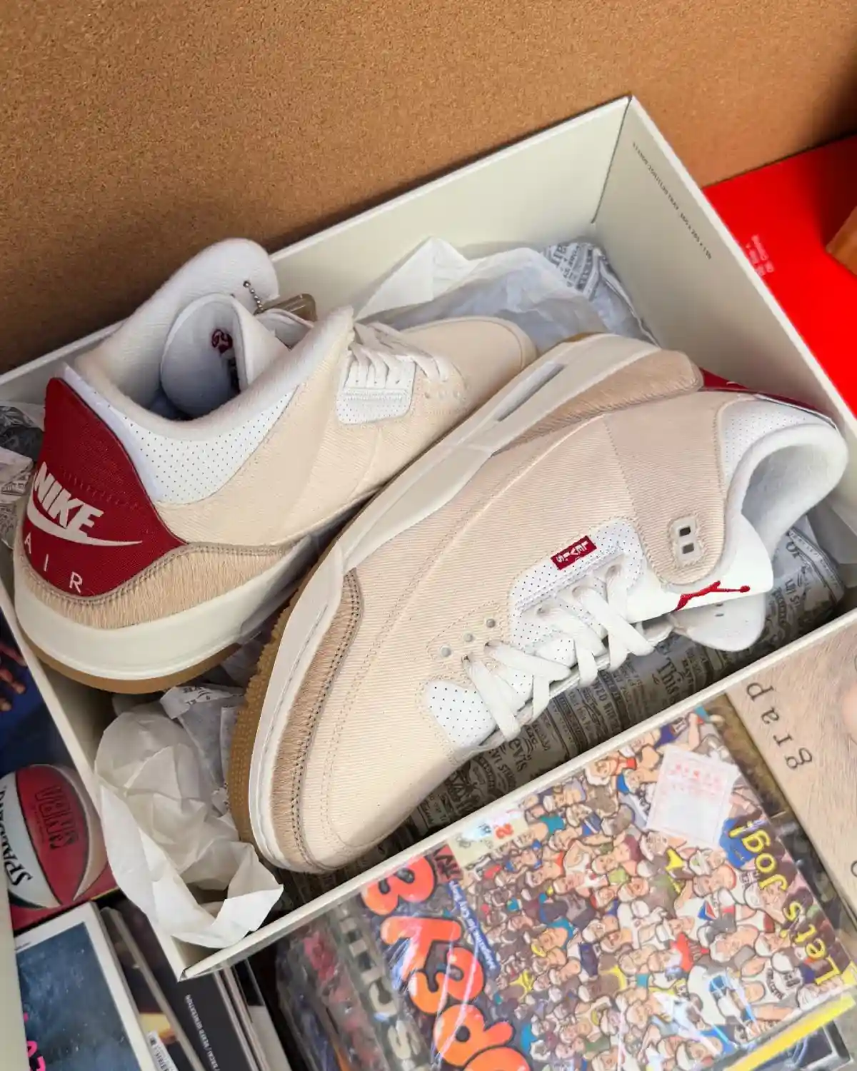 Levi's x Air Jordan 3, Levi's, Air Jordan 3, Air Jordan - Levi's x Air Jordan 3 "Sail Denim" 2026 年春季發佈