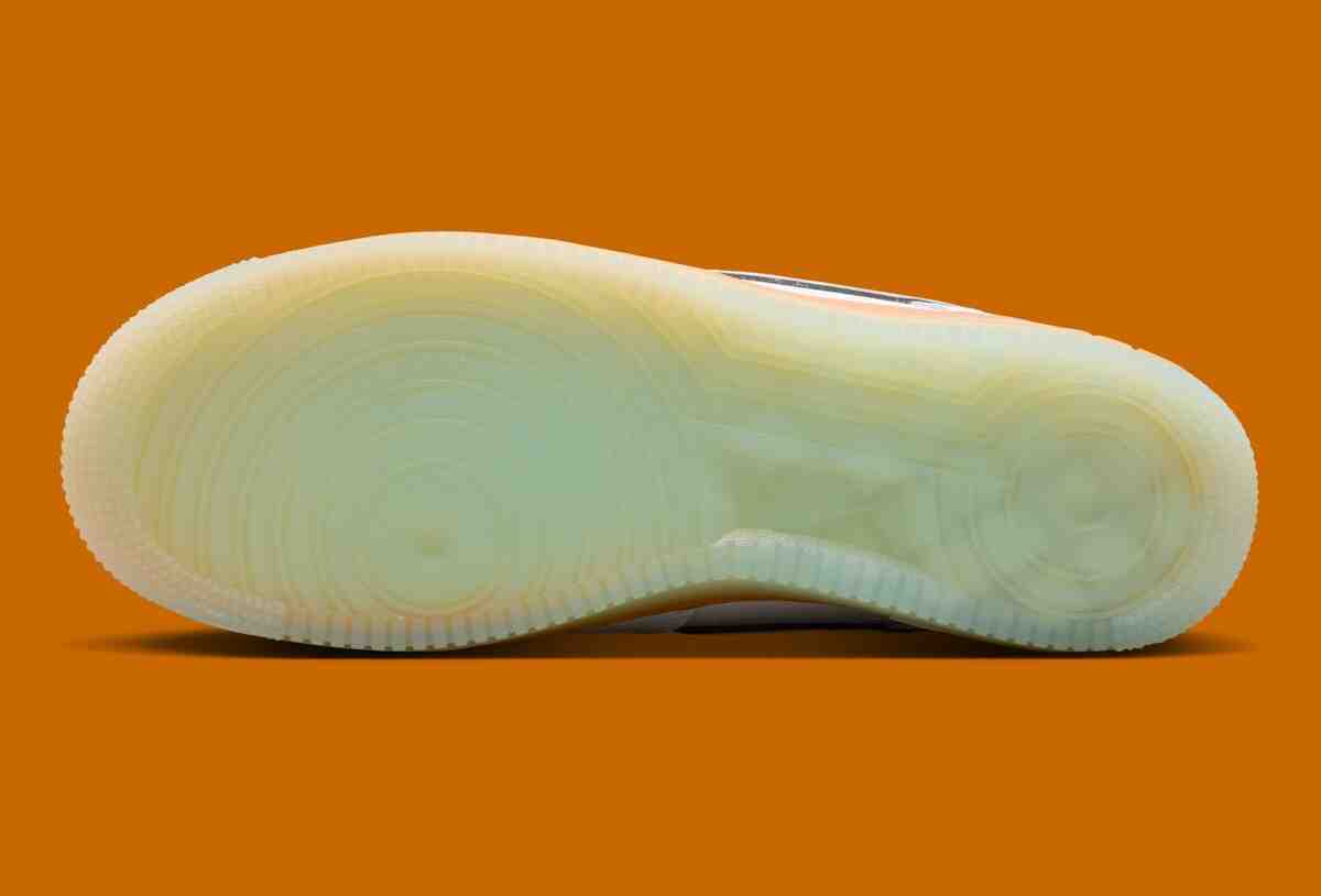 Nike Air Force 1 Low, Nike Air Force 1, Nike - 耐克 Air Force 1 低配版 "籃球 "發佈，配以夕陽色調和籠式球場細節