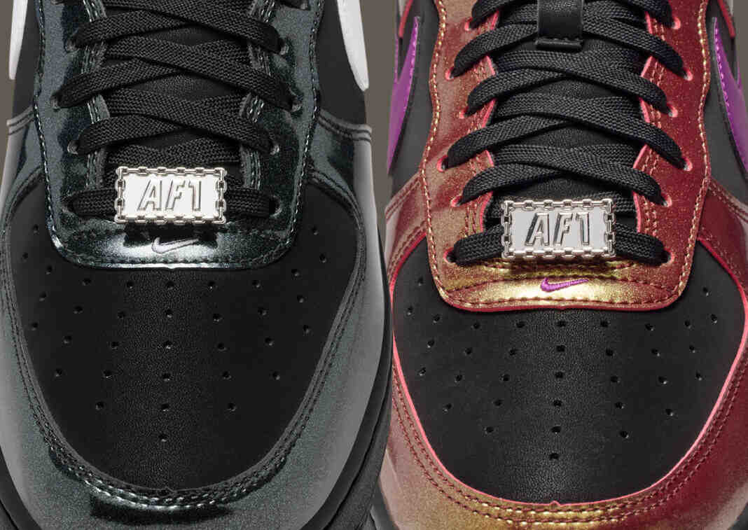 Nike Air Force 1 Low, Nike Air Force 1, Nike - 耐克 Air Force 1 以搖滾為靈感的雙人套裝盡顯華麗風范