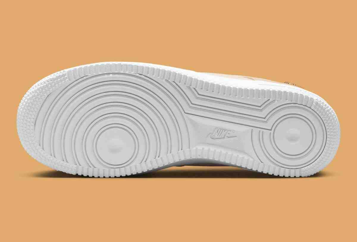 Nike Air Force 1 Low, Nike Air Force 1, Nike - 耐克 Air Force 1 低配版 "亞麻布/沙地裂紋 "沙色款式