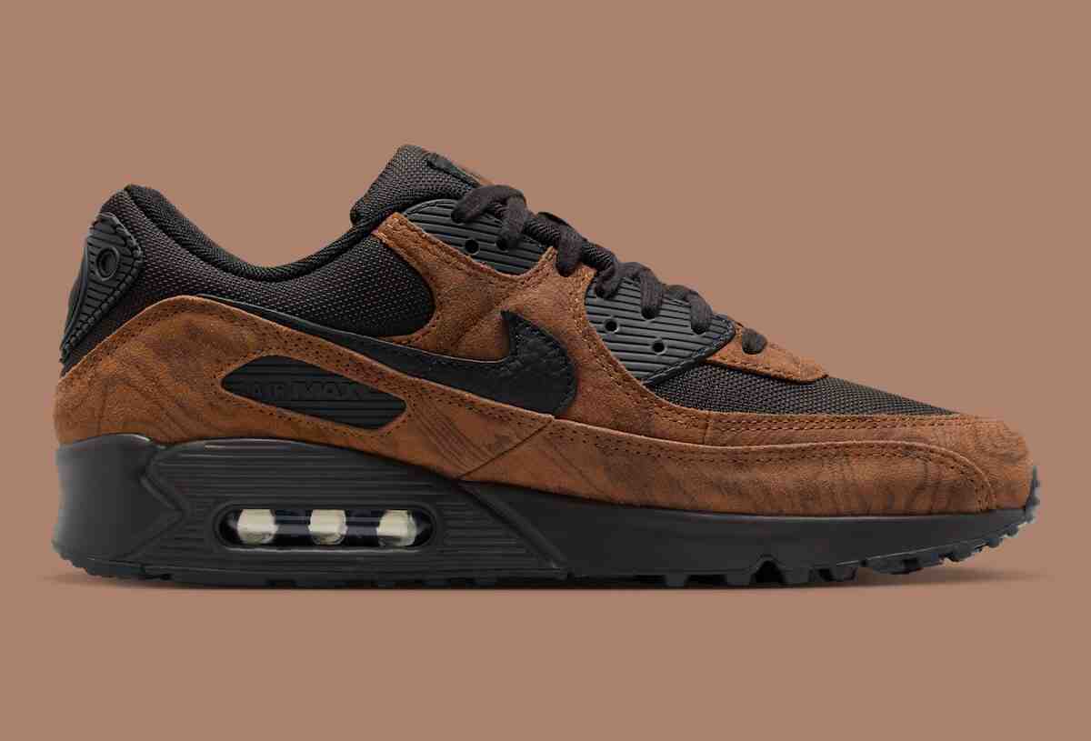 耐克 Air Max 90 高級版 "淺英倫棕 "採用木質靈感細節 Nike Air Max 90, Nike Air Max, Nike - 耐克 Air Max 90 高級版 "淺英倫棕 "採用木質靈感細節