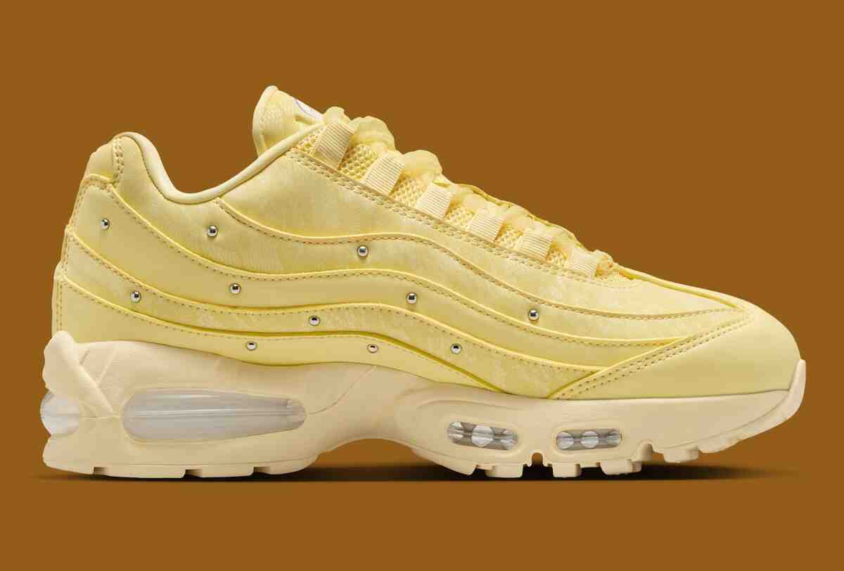 耐克 Air Max 95 換上 "柔黃色 Nike Air Max 95, Nike Air Max, Nike, Air Max 95 - 耐克 Air Max 95 換上 "柔黃色