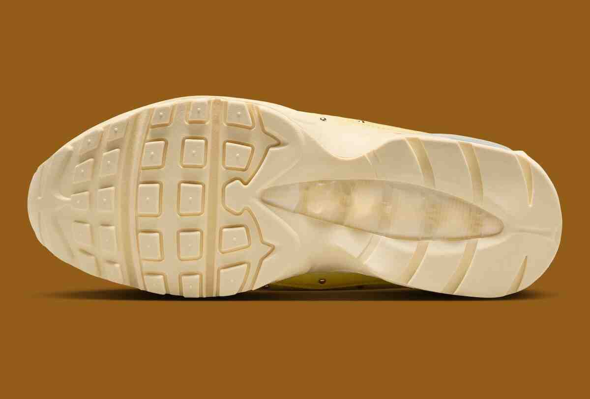 耐克 Air Max 95 換上 "柔黃色 Nike Air Max 95, Nike Air Max, Nike, Air Max 95 - 耐克 Air Max 95 換上 "柔黃色