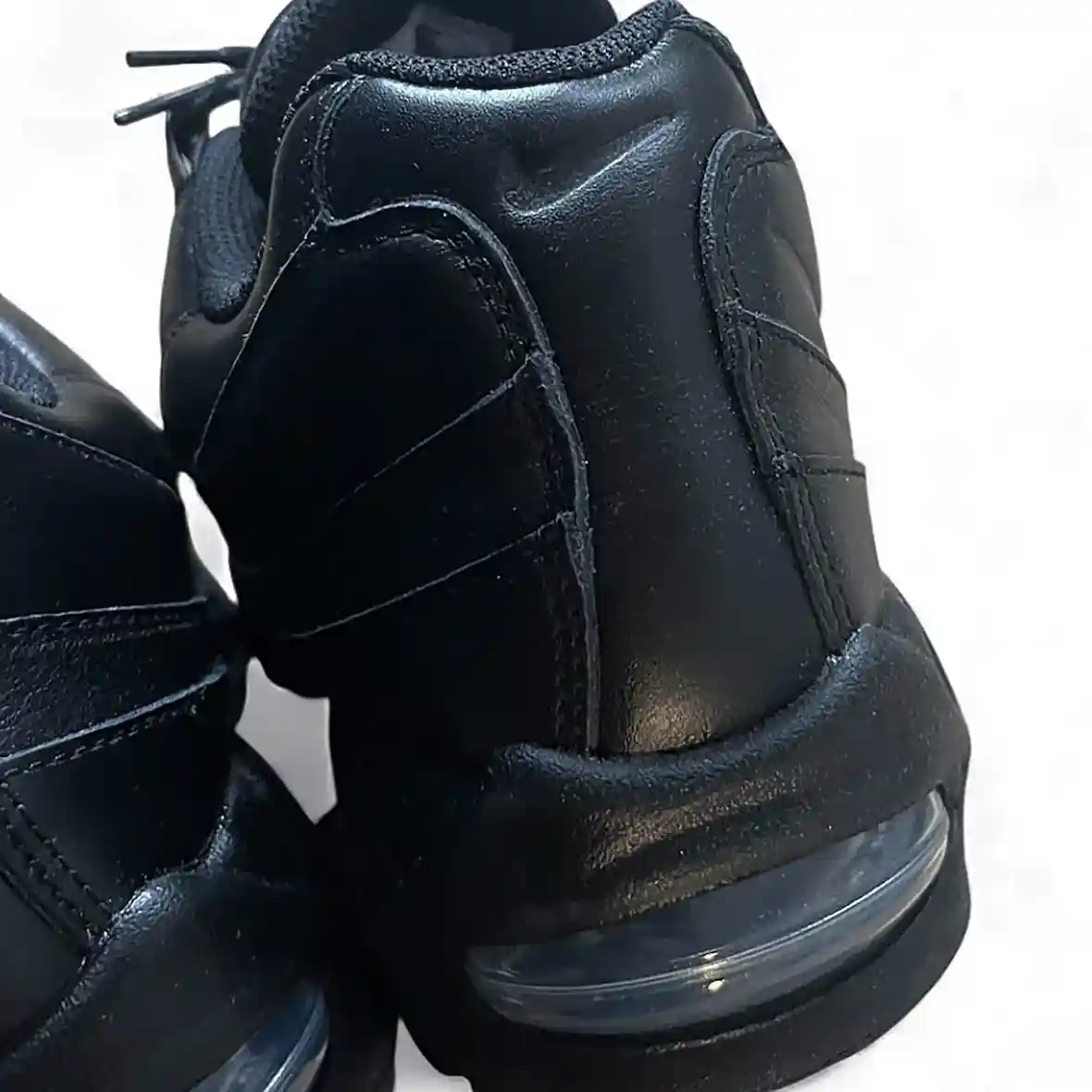 耐克 Air Max 95 大泡泡 "三層黑色皮革 "改頭換面 Nike Air Max 95, Nike Air Max, Nike, Air Max 95 - 耐克 Air Max 95 大泡泡 "三層黑色皮革 "改頭換面