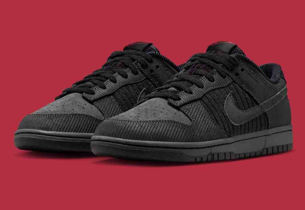 Nike Dunk Low, Nike - 耐克 Dunk Low 採用麂皮和燈芯絨面料