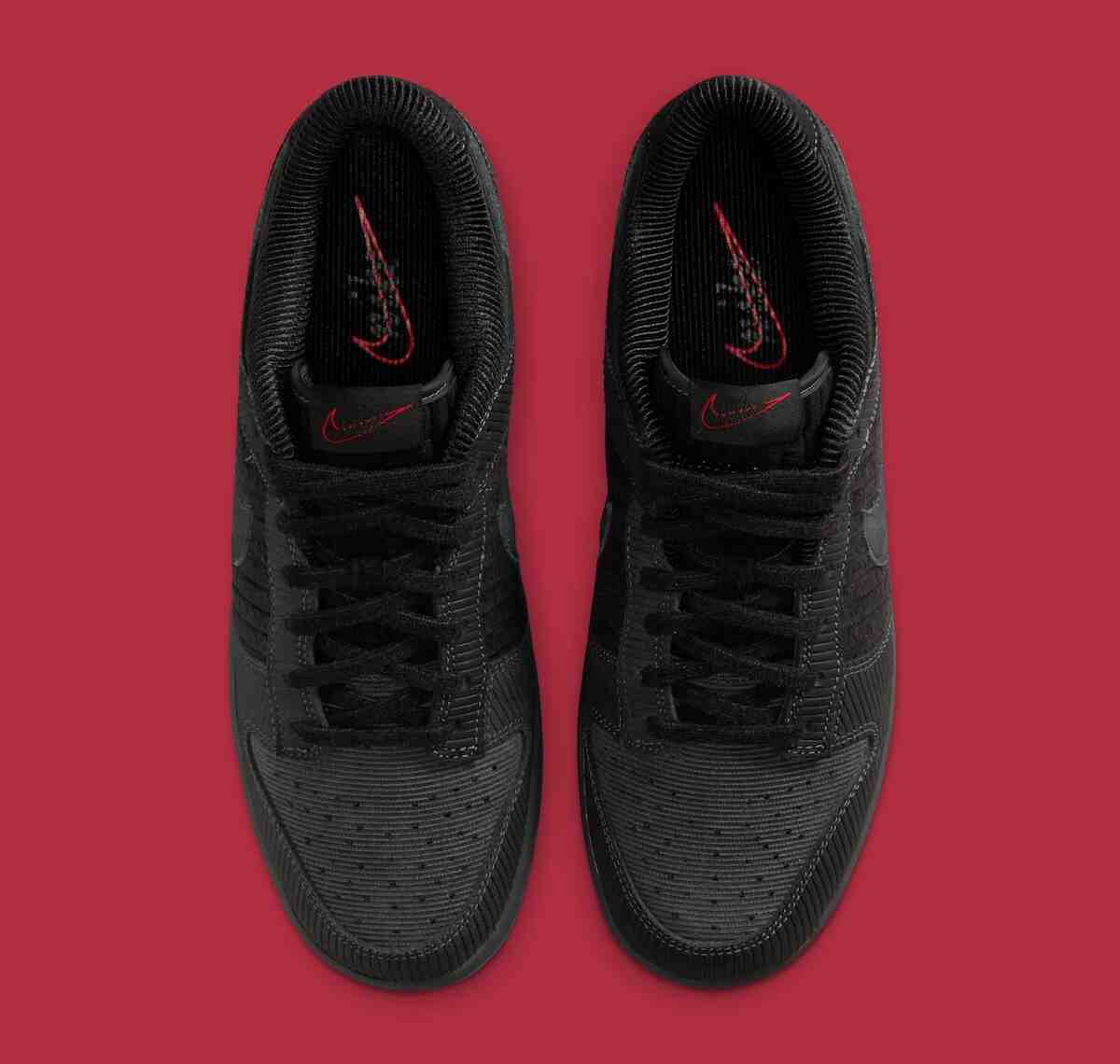 耐克 Dunk Low 採用麂皮和燈芯絨面料 Nike Dunk Low, Nike - 耐克 Dunk Low 採用麂皮和燈芯絨面料