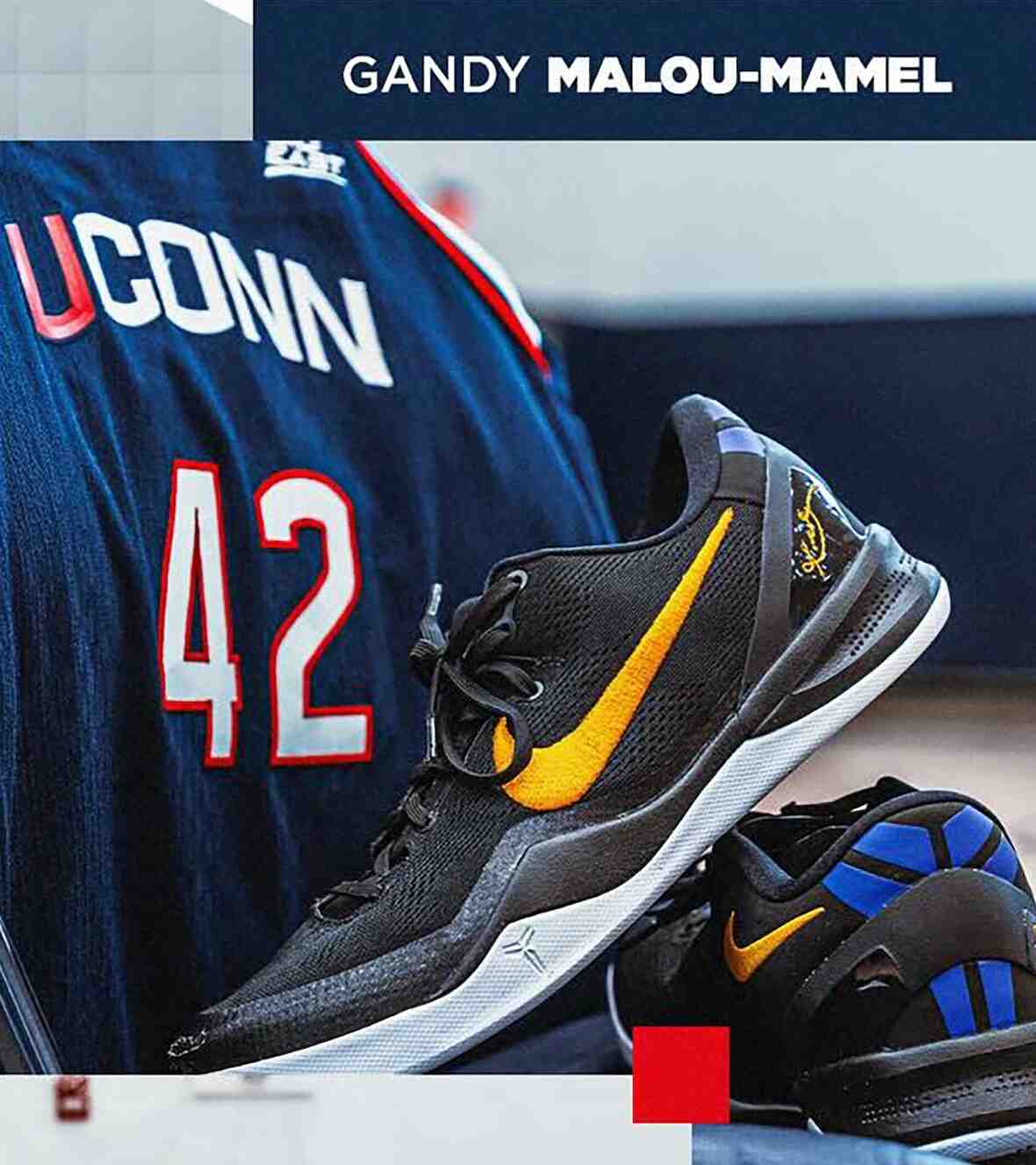 南加州大學對陣康涅狄格大學,每位球員都穿着耐克科比球鞋致敬 Nike Kobe 9, Nike Kobe 5, Nike Kobe 3, Nike - 南加州大學對陣康涅狄格大學,每位球員都穿着耐克科比球鞋致敬