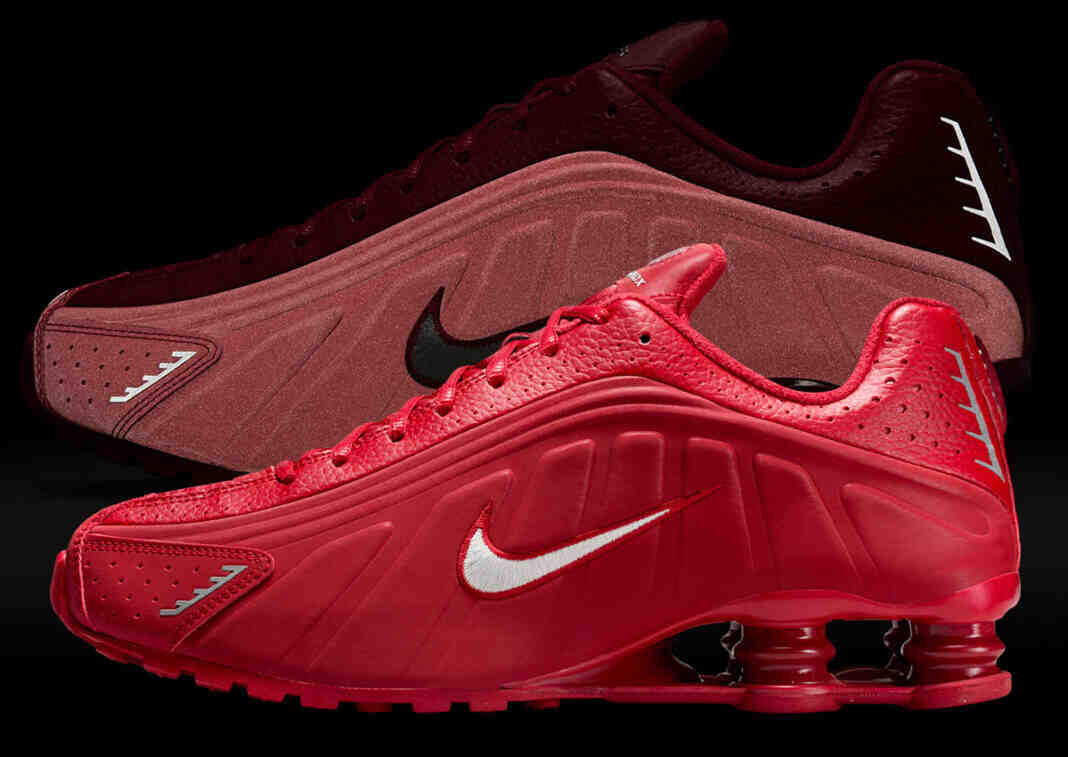 Nike Shox, Nike - 耐克 Shox R4 "運動紅 "全面反光