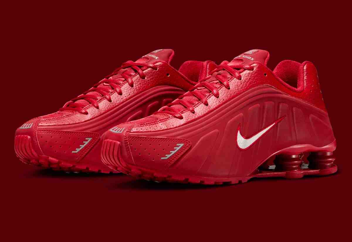 Nike Shox, Nike - 耐克 Shox R4 "運動紅 "全面反光