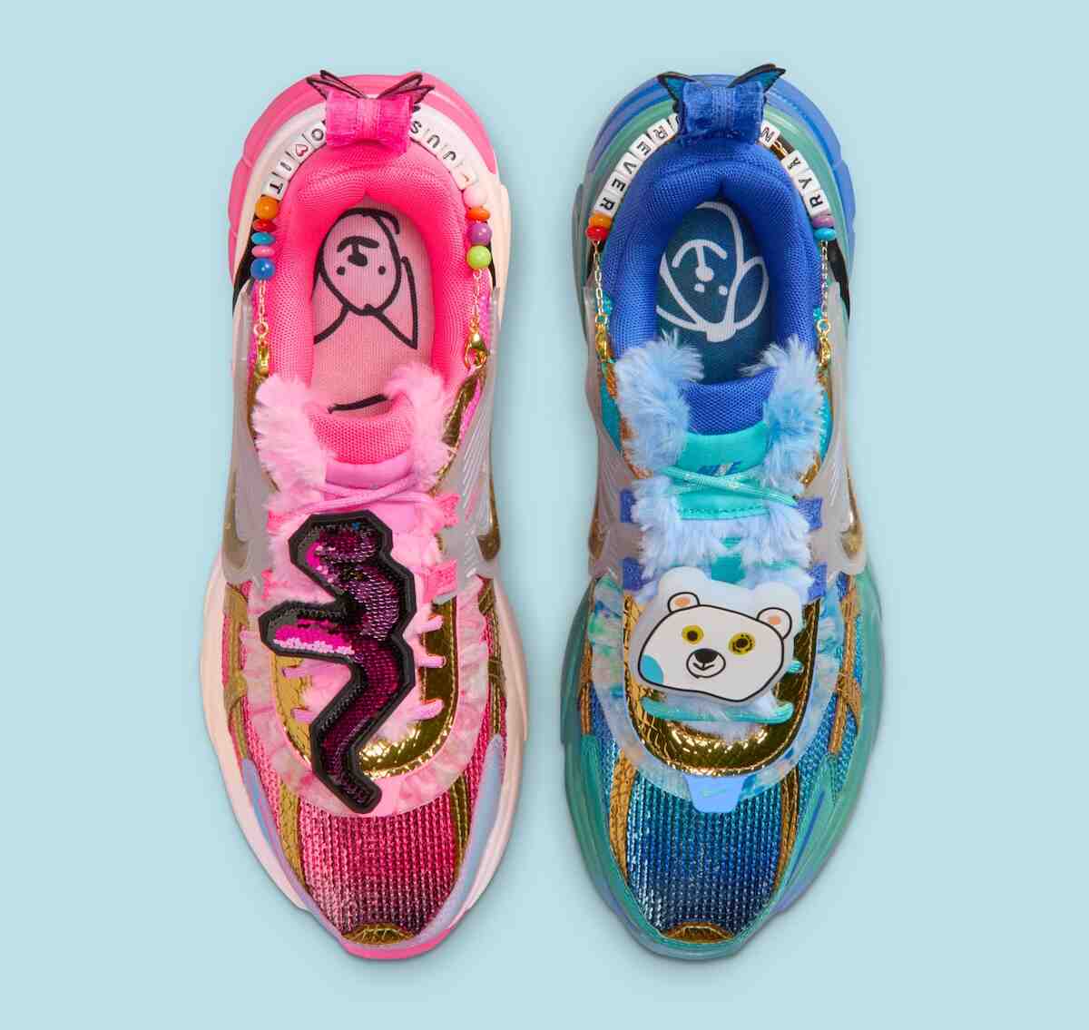 耐克 V2K Run "Doernbecher "讓科夫尼的想像力接管設計 Nike V2K Run, Nike - 耐克 V2K Run "Doernbecher "讓科夫尼的想像力接管設計