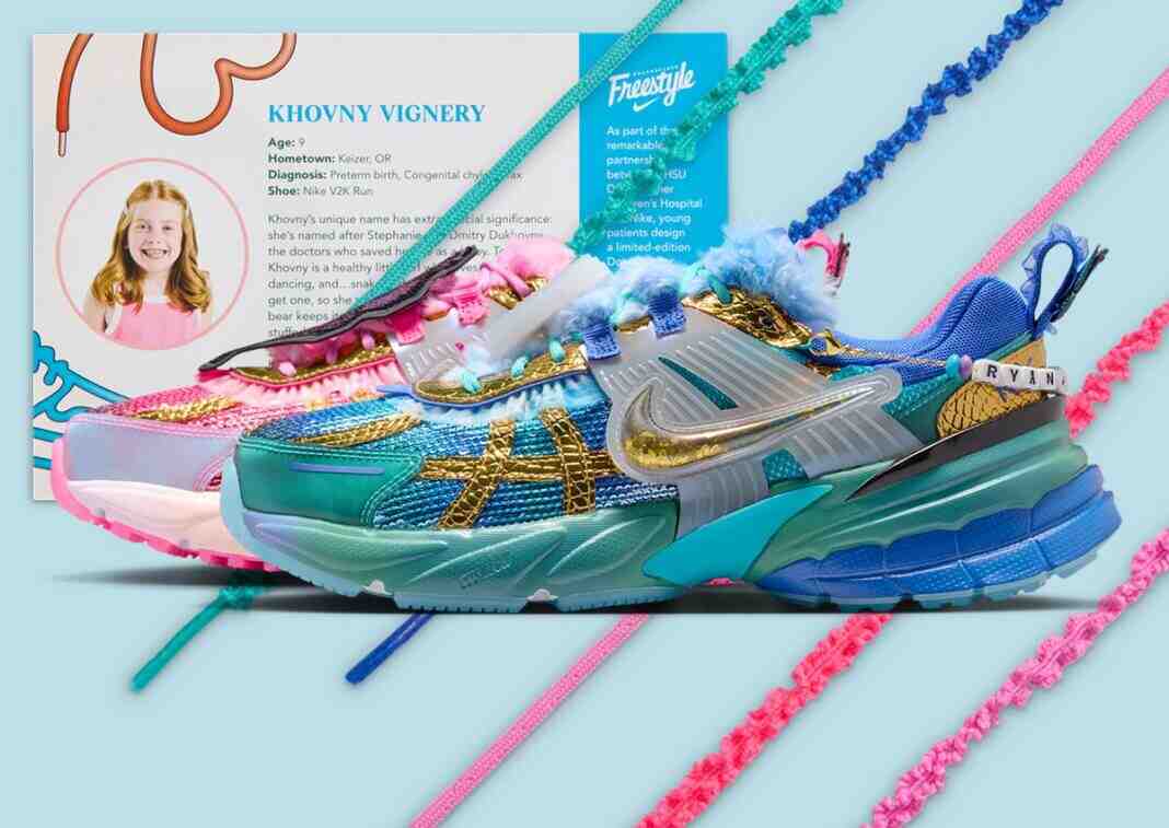 Nike V2K Run, Nike - 耐克 V2K Run "Doernbecher "讓科夫尼的想像力接管設計