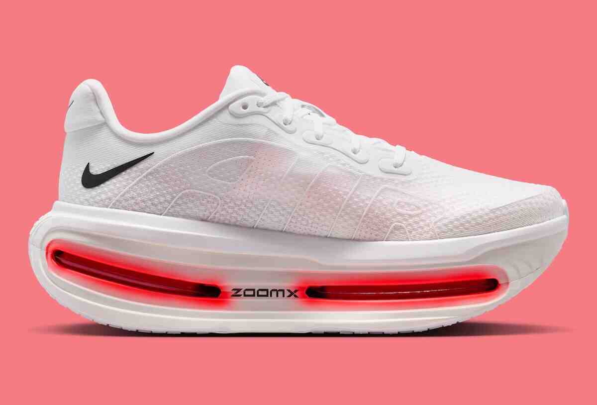 耐克 Vomero Premium "白色/亮深紅色 "照亮道路 Nike Vomero Premium, Nike - 耐克 Vomero Premium "白色/亮深紅色 "照亮道路