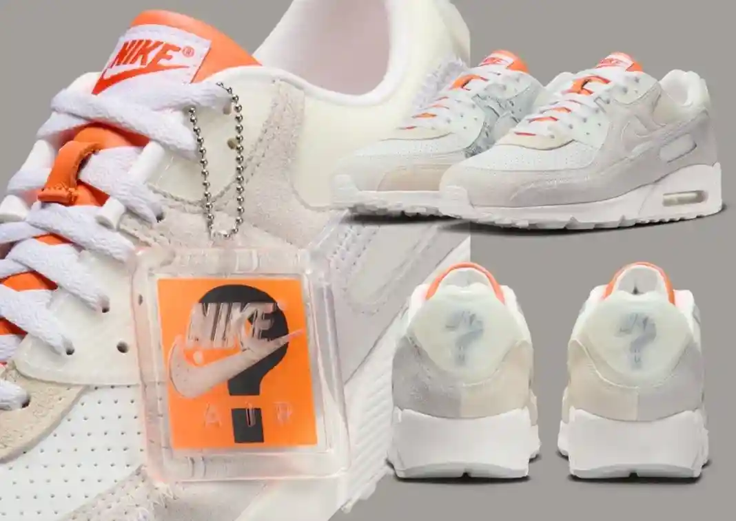 Size?, Nike Air Max 95, Nike Air Max 90, Nike - 尺寸？x 耐克 Air Max 90 "白色/軟珍珠色 "於 2025 年 12 月發佈