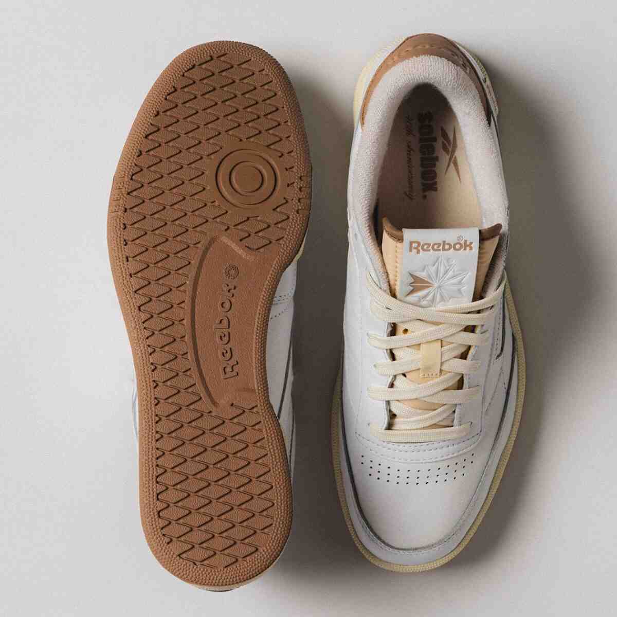 Solebox, Reebok Club C, Reebok - Solebox 為銳步 Club C 帶來溫暖、光亮的更新