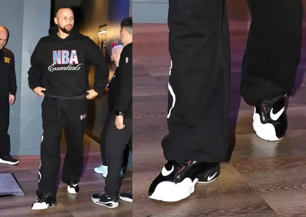 Steph Curry, Nike Air Zoom Flight, Nike - 斯蒂芬-庫里身着耐克 Air Zoom Flight "手套 "向隧道致敬